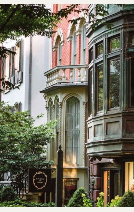 Historic Charlotte neighborhood buildings